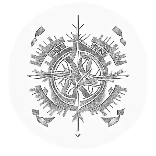 A Family Tree With Each Member Represented By A Unique Symbol Or Animal