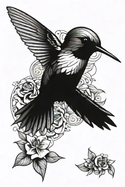 Hummingbird On A Razor