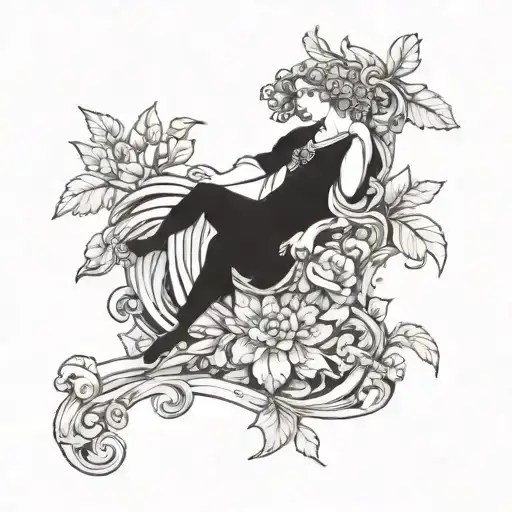 A Design Inspired By Italian Renaissance Paintings And Sculptures