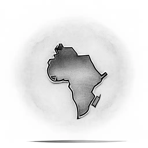 A Football Player Scoring A Goal With A Map Of Ethiopia In The Background