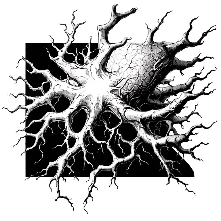 Neuron In Style Of Lightning Bolt