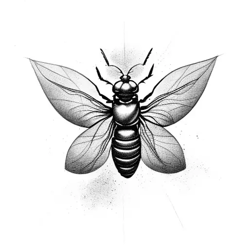 Dark Insect Threatening Super Detailed