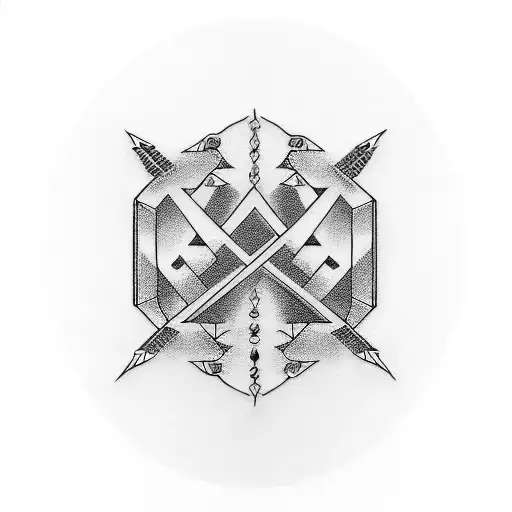 Tattoo With Capital Letters Mmamsd In One Line