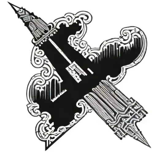 Burj Kalifa With The Word