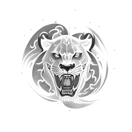 Kettlebell Shaped Like A Roaring Lion