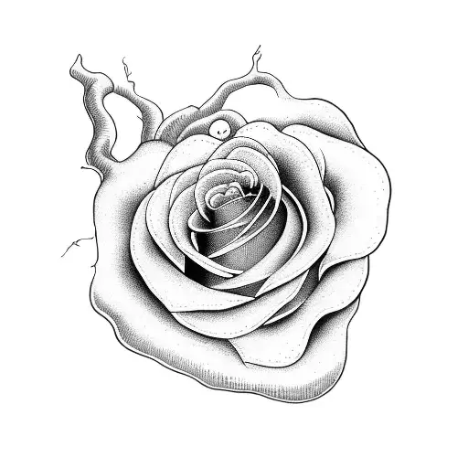 Windwill With Single Rose