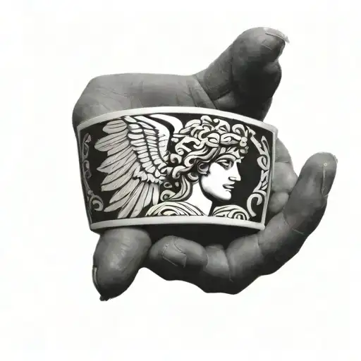 Greek Angel On My Side Wrist