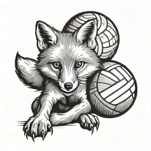 Fox Cuddel Volleyball