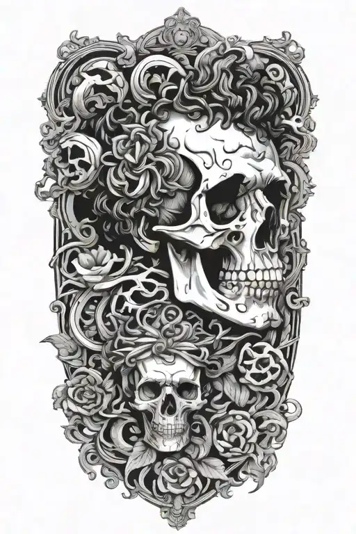 Marcus Aurelius And Skull