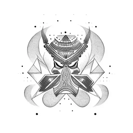 Hawaiian Tribal Behind Ear