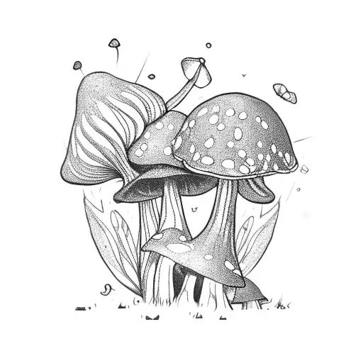 Mushroom With Fairy Wings