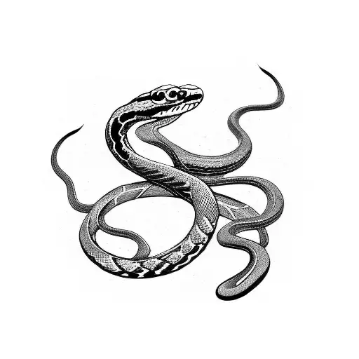 Snake That Turns Into Blackbelt
