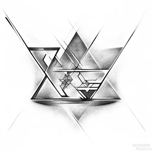 Abstracto Triangle 3D