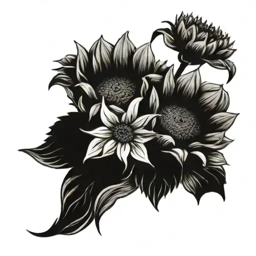 Sunflower Bouquet Wrapped