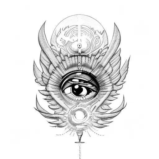 A Combination Of The Fall Of Icarus And The Eye Of Lucifer