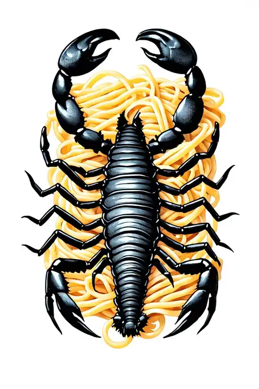 Scorpion Whose Pasta Get Into The Skin