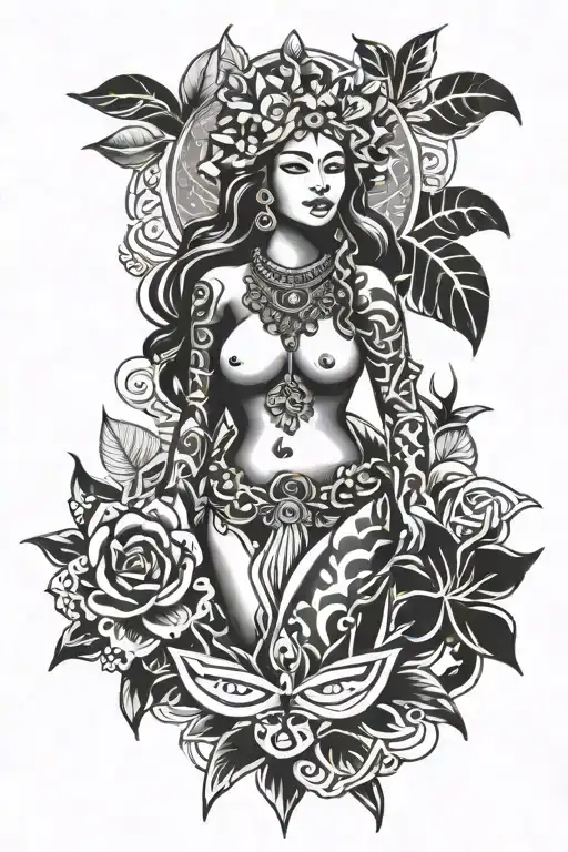 Hawaiian Hi'iaka Healing Goddess