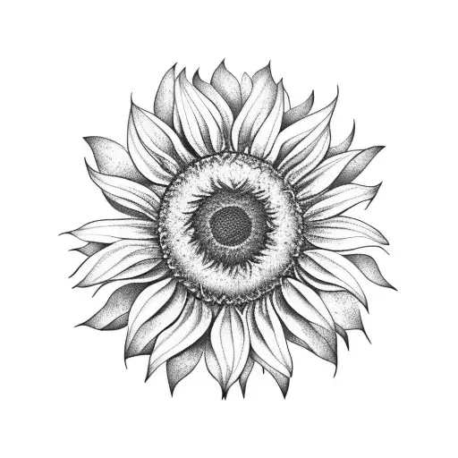 Sunflower With Wildflower