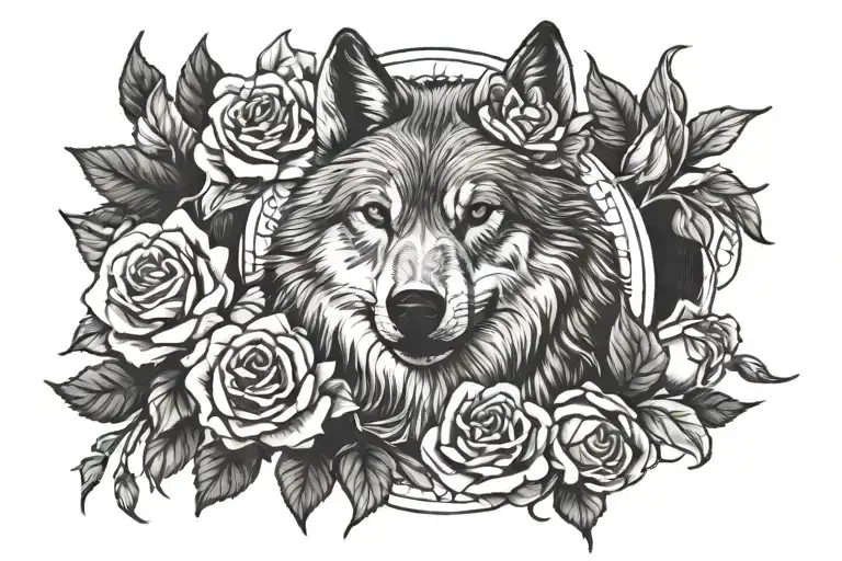 Wolf Roses Surrounding