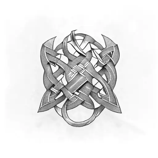 German And Celtic Tribal Sleeve