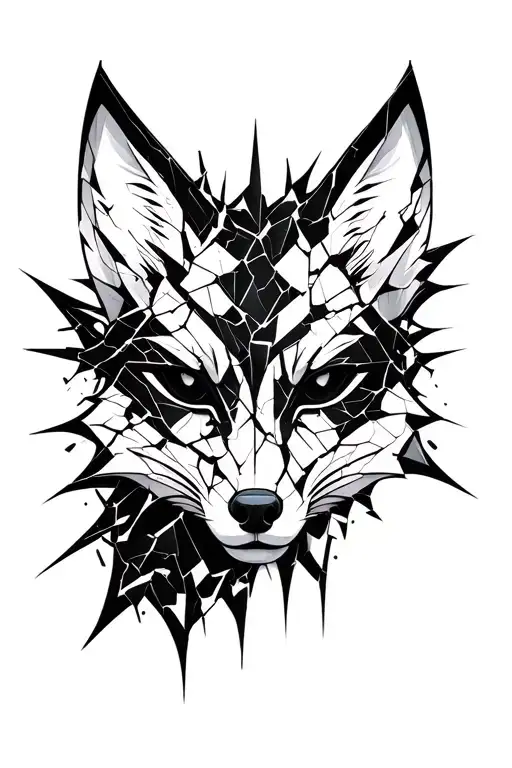 Fox Mask Shattered