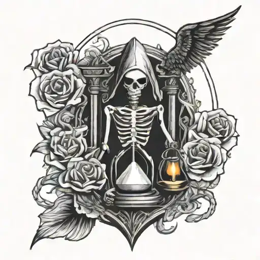 Death With Hourglass