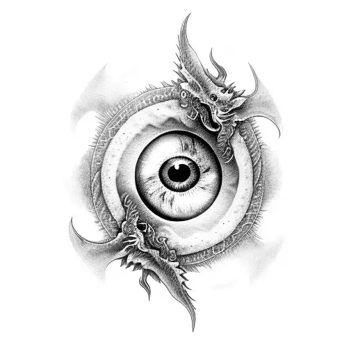Detailed Dragon Eye