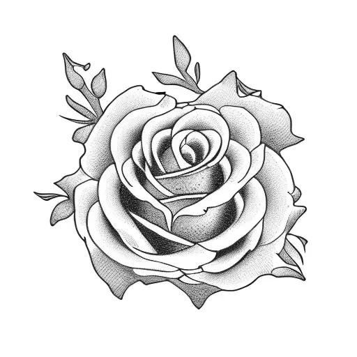 Rosary Cross With Roses