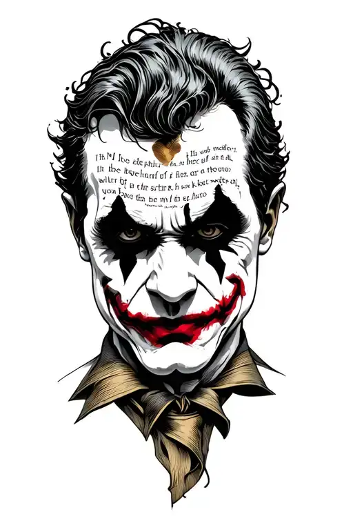 Joker's Face With Bible Verses
