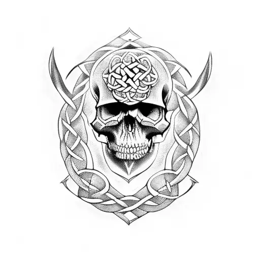 Celtic Skull