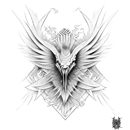 Abstract Thousands Of White Herons Rising Magic Ritual