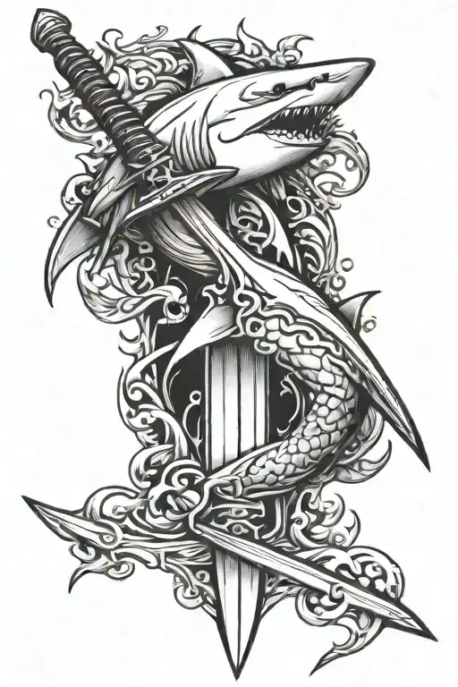 Sword With Shark