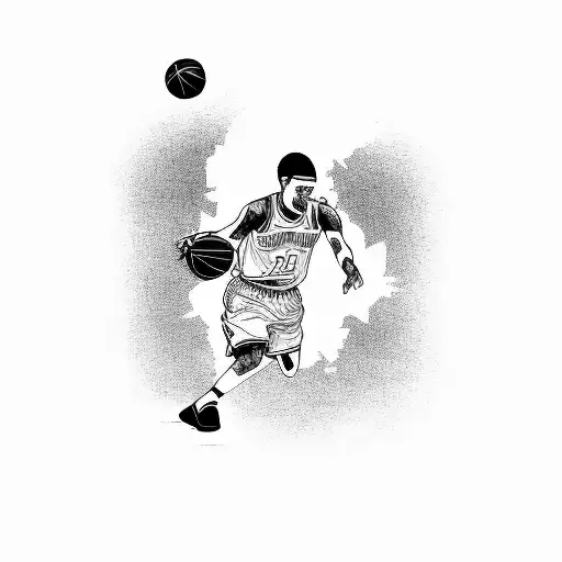 A Basketball Player Racing In A Car