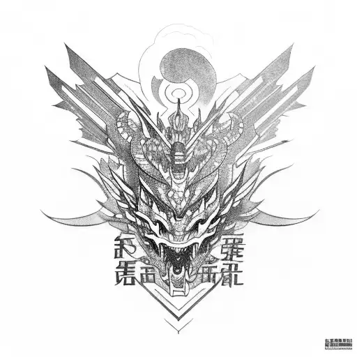 Mecha Dragon And Traditional Chinese Dragon