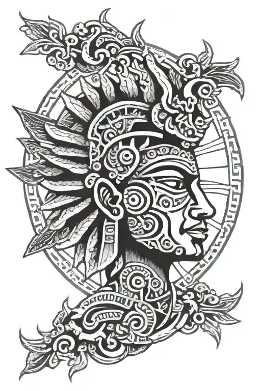 The Mayan Sun God