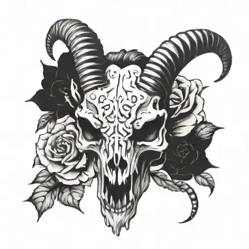 Goat Face Skull