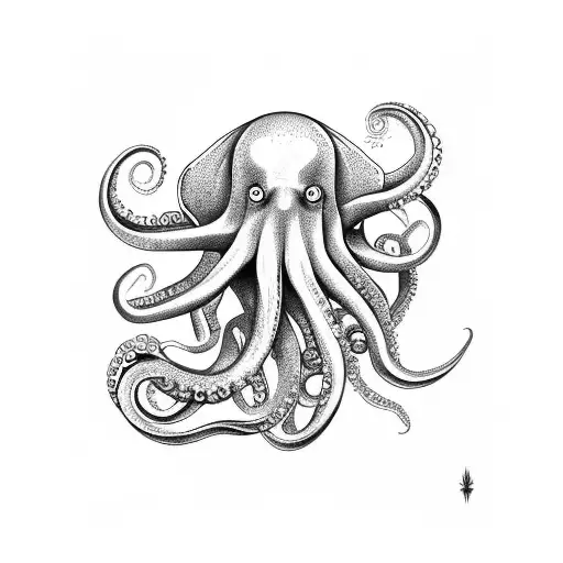 Octopus Tentacles On Ring Finger