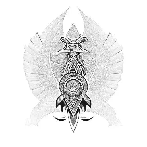 Polynesian Tribal Eagle