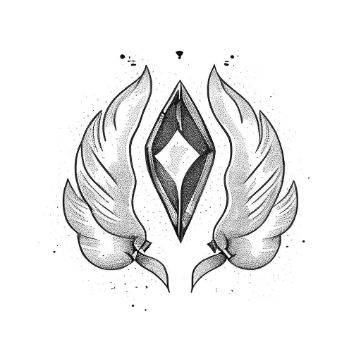 Dagger Throught Hearth With Drop Underneath