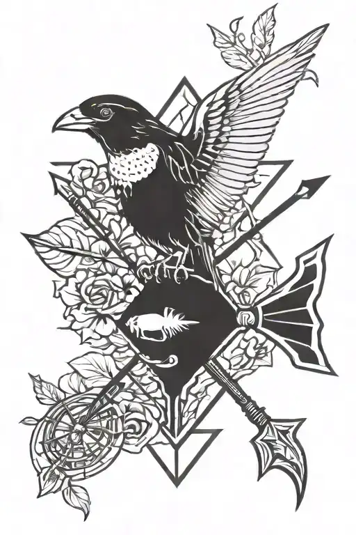 Dead Bird Bones Arrow Piercing