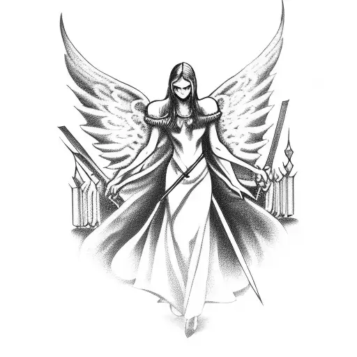 Devil Playing Chess With Angel