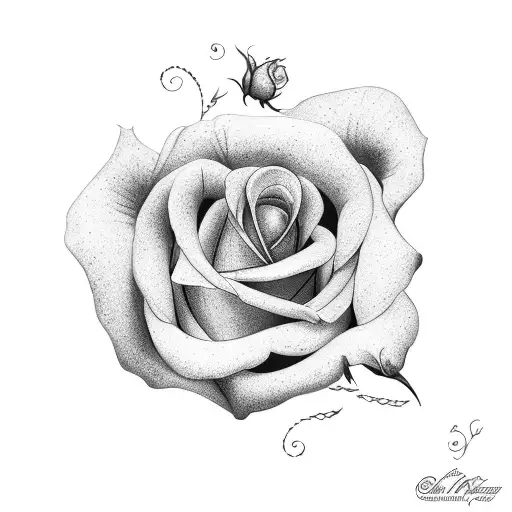 Audrey Name With Rose