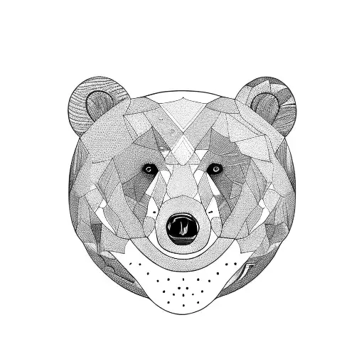 Abstract Bear Seamless Pattern