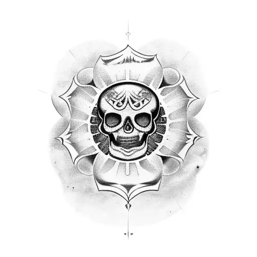 Eye Of Horus Roses Skull Sun Sleeve
