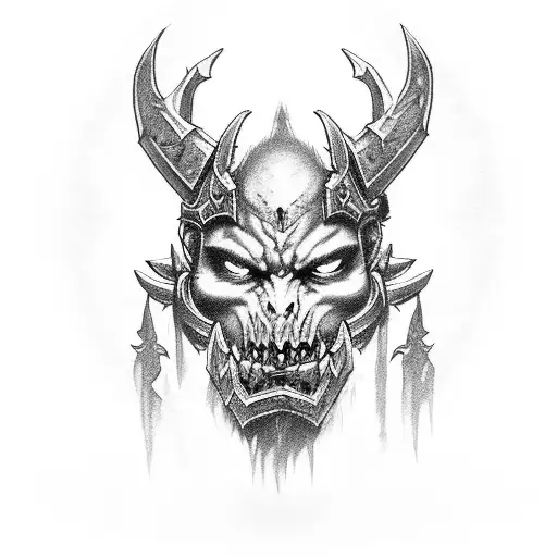 World Of Warcraft Horde Warrior Armor Shoulder