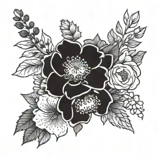 Birth Flower Bouquet