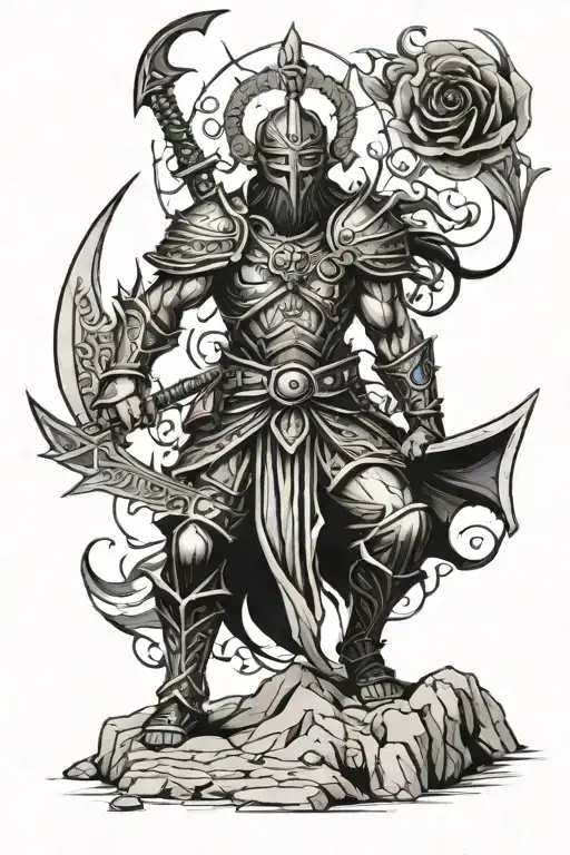 A Warrior Who Has Endured Hardships