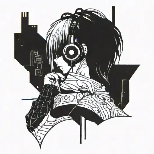 Cyberpunk Anime Reference Hidden