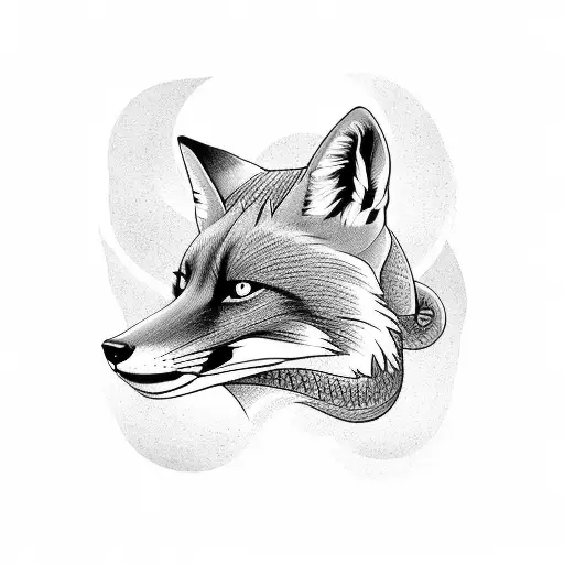 Fox In Month Of Snake