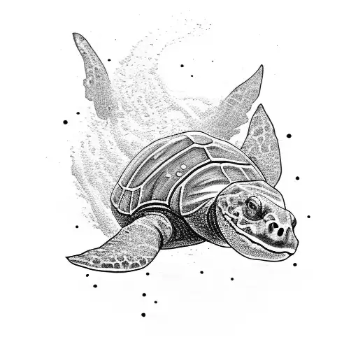 Snapping Turtle Swimming